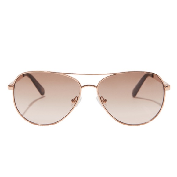 Kate Spade Emmaline Rose Gold Aviator Sunglasses - Picture 2 of 5